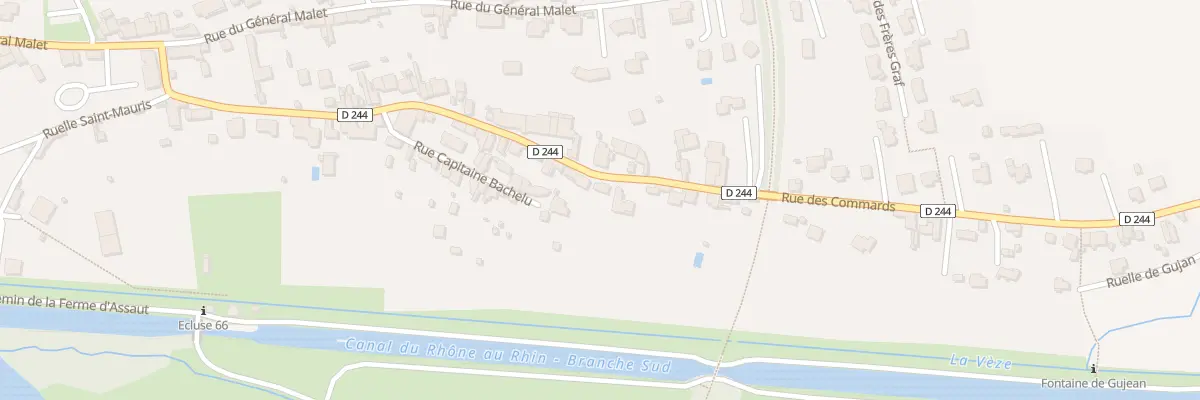 Plan du 43 Rue des Commards à Dole