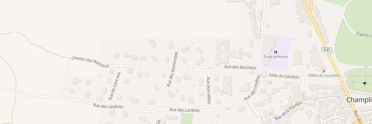 Plan du 2 Pl San Rafael à Champlitte