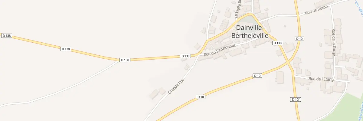 Plan du 9001 Cr de Besigne à Dainville-Bertheléville