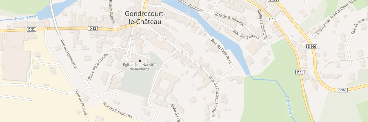 Plan du 8 Rue du Docteur Herique à Gondrecourt-le-Château