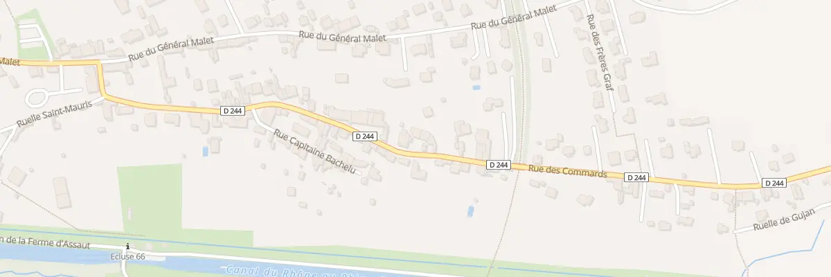 Plan du 56 Rue des Commards à Dole
