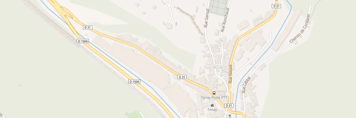 Plan du 51 Rue de la Gare à Tenay