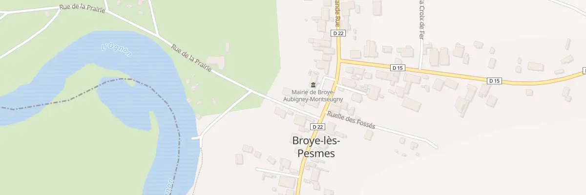 Plan du 4 Rue de la Prairie à Broye-Aubigney-Montseugny
