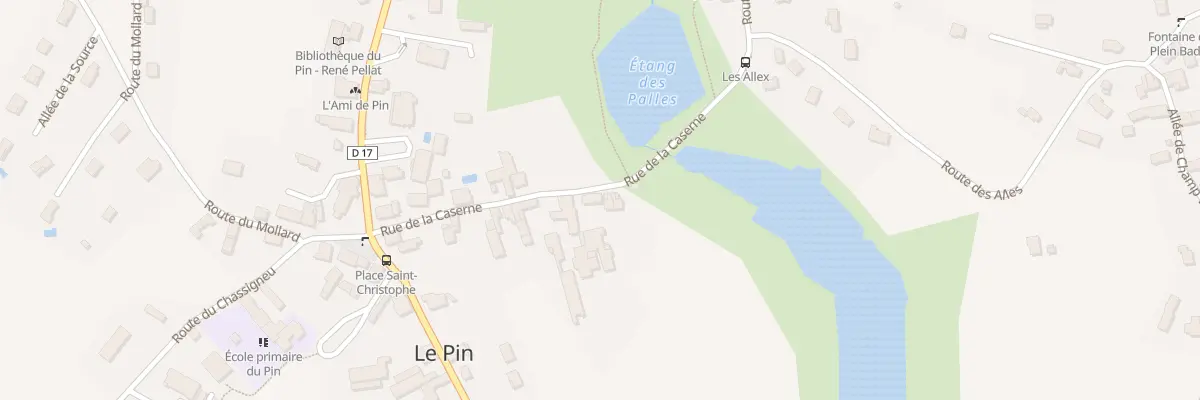 Plan du 172 Rue de la Caserne à Villages du Lac de Paladru