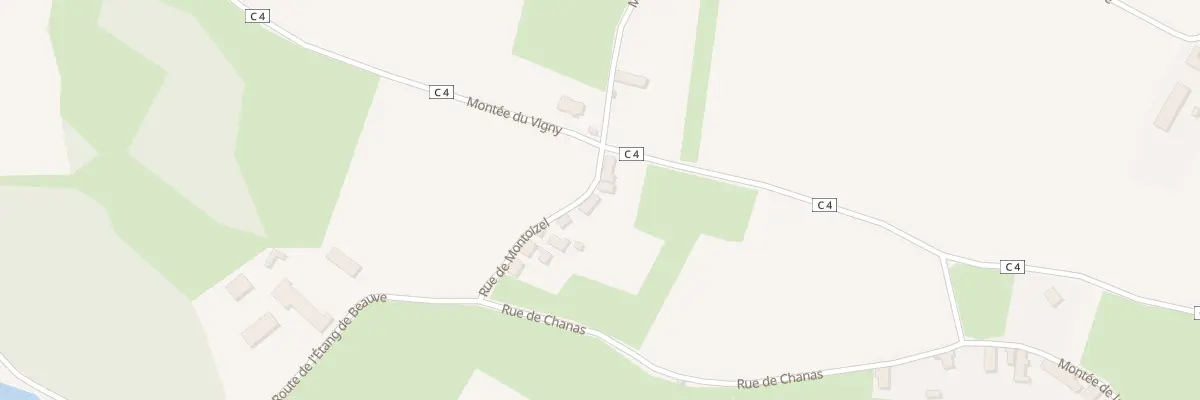 Plan du 5178 Rue de Montoizel à Saint-Victor-de-Morestel