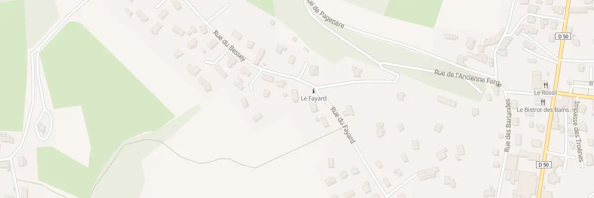 Plan du 25 Rue du Bessey à Charavines