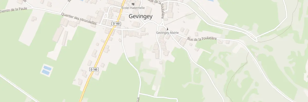 Plan du 6 Imp de la Godarde à Gevingey