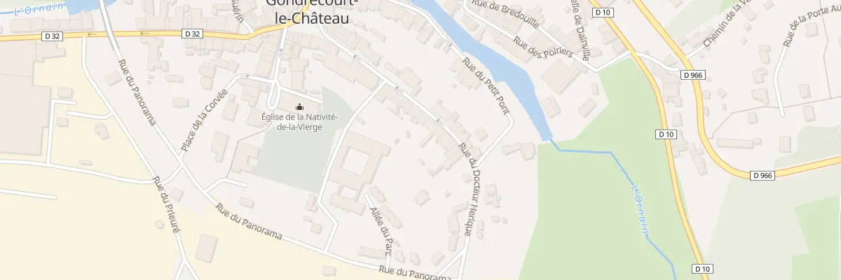 Plan du 18 Rue du Docteur Herique à Gondrecourt-le-Château