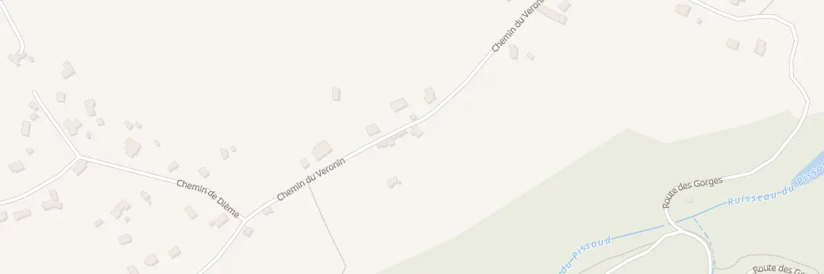 Plan du 461 Che du Veronin à Faverges-de-la-Tour