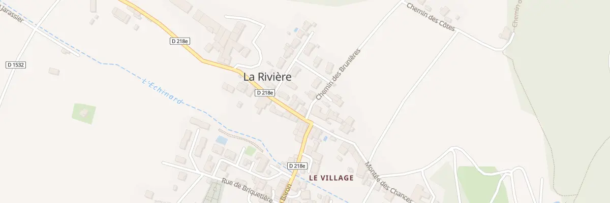 Plan du 15 Chem des Brunieres à La Rivière