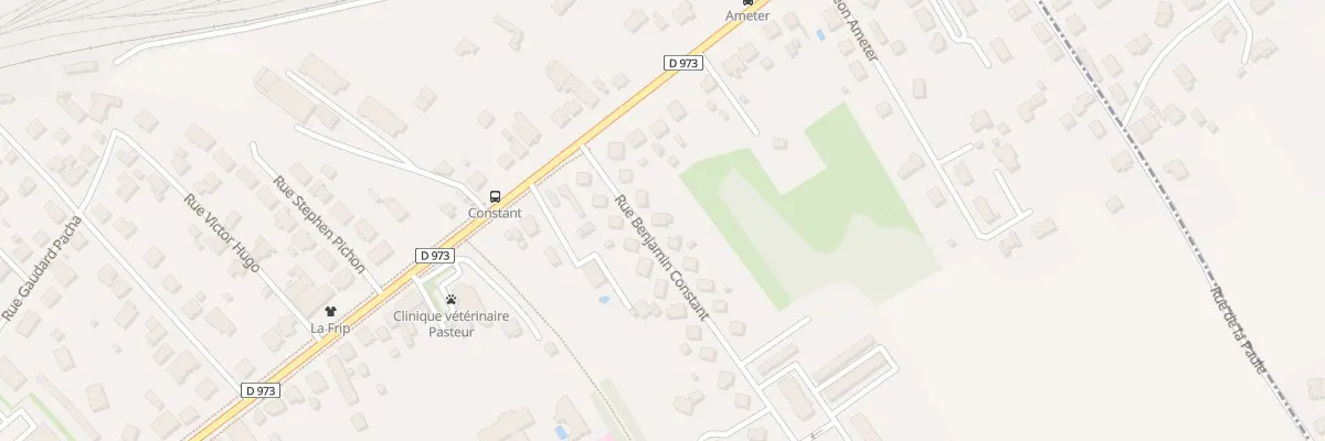Plan du 7 Rue Benjamin Constant à Dole