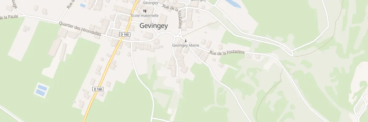 Plan du 3 Imp de la Godarde à Gevingey