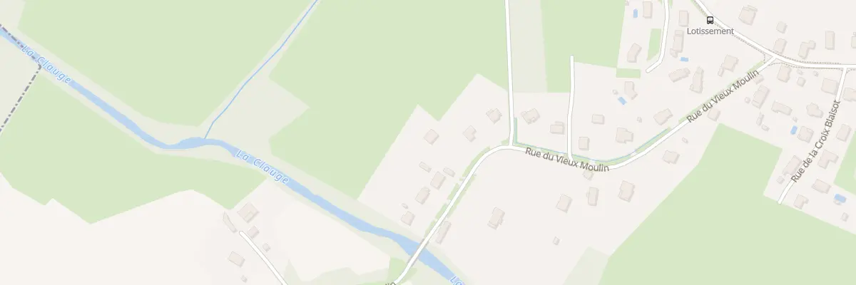 Plan du 40 Rue du Vieux Moulin à Dole