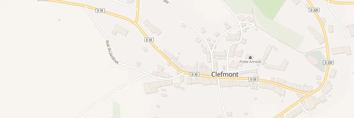 Plan du 48 Rue Gouriere à Clefmont