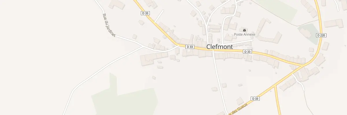 Plan du 1 Rue du Jardinet à Clefmont