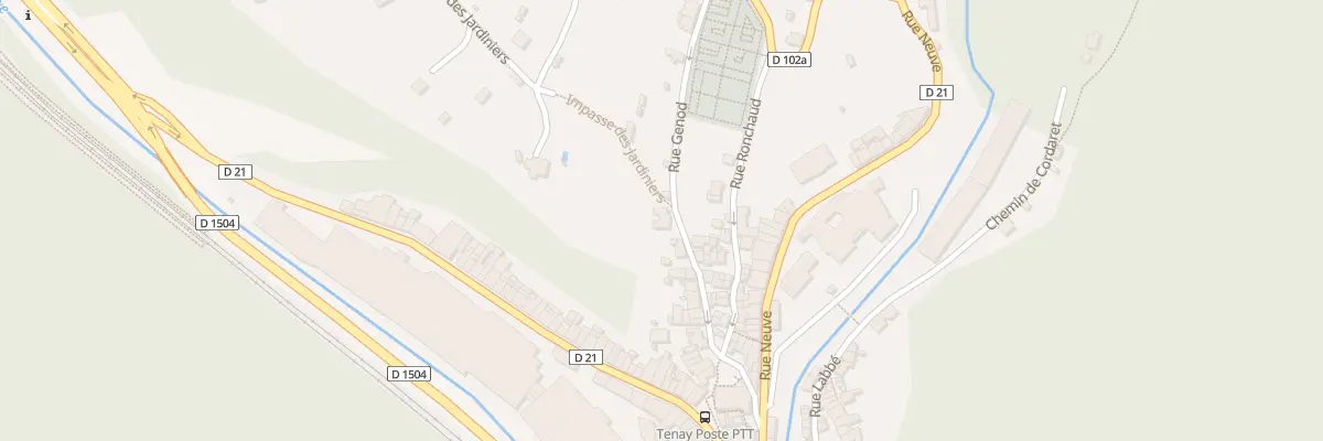 Plan du 64 Rue Genod à Tenay