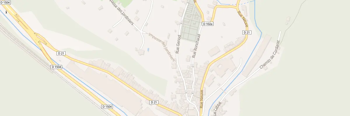 Plan du 66 Rue Genod à Tenay
