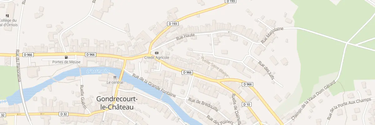 Plan du 19 Rue Raymond Poincare à Gondrecourt-le-Château
