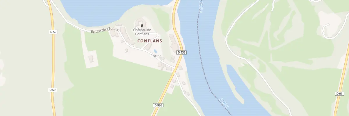 Plan du 111 Rte de Thoirette à Corveissiat