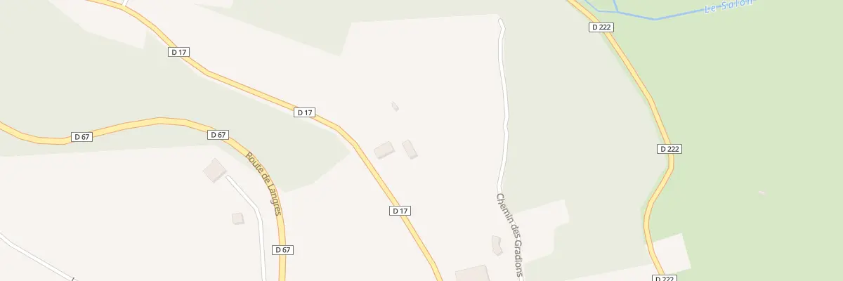Plan du 10 Rte de Leffond à Champlitte
