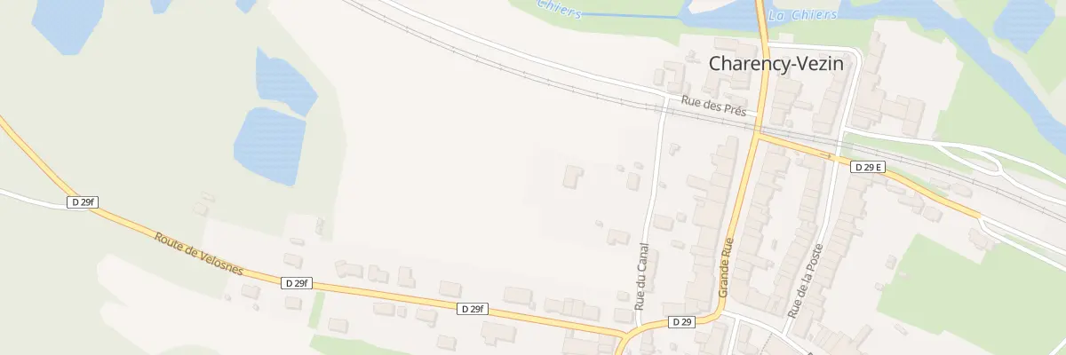 Plan du 3 Rue du Canal à Charency-Vezin