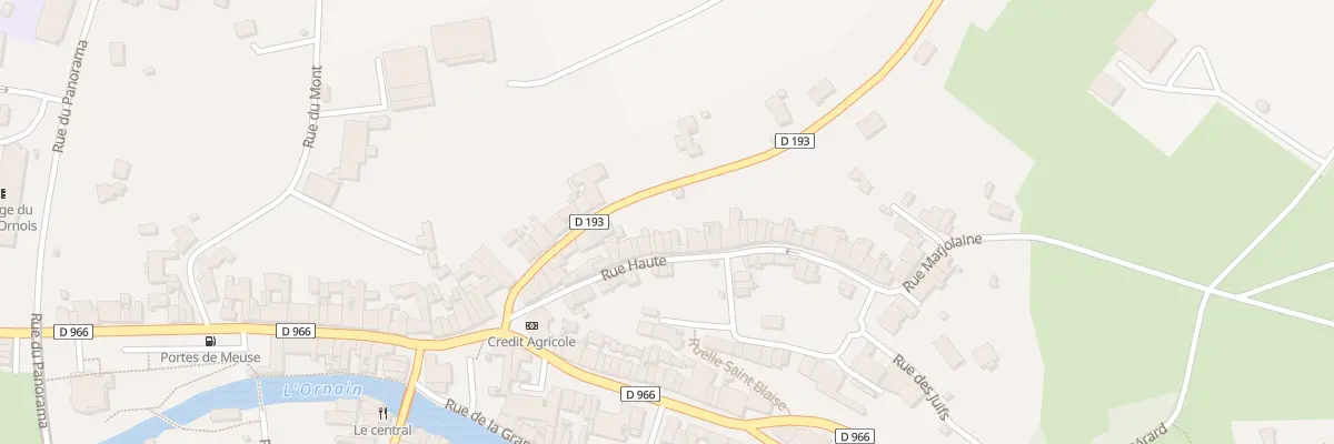 Plan du 25 Rue Haute à Gondrecourt-le-Château