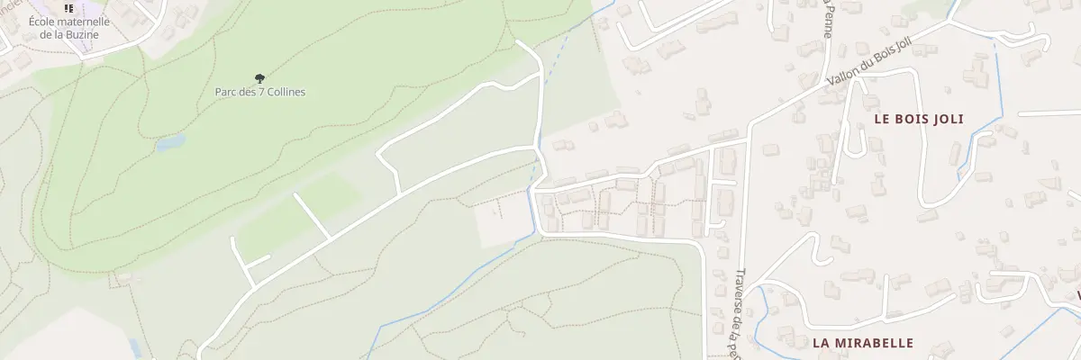 Plan du 134 Tra de la Penne à Marseille 11e Arrondissement