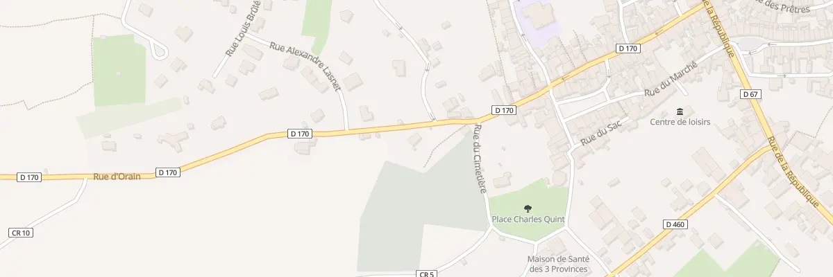 Plan du 5466A Rue d’Orain à Champlitte