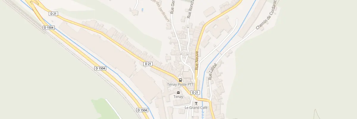 Plan du 24 Rue Genod à Tenay