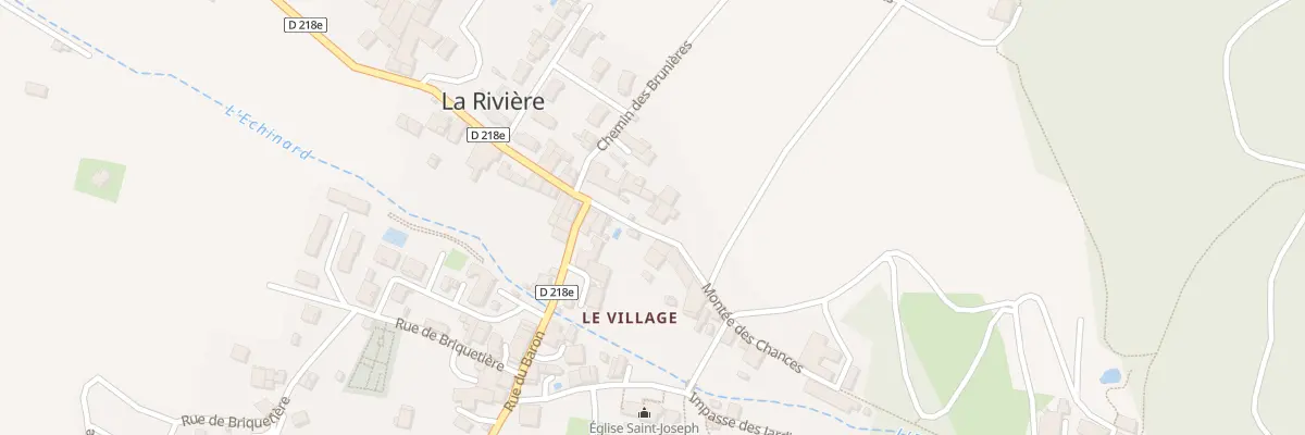 Plan du 39 Mte des Chances à La Rivière