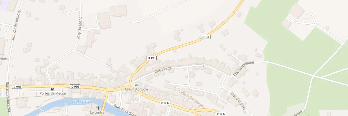 Plan du 27 Rue Haute à Gondrecourt-le-Château