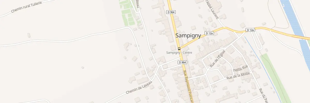 Plan du 3 Rue du Chateau à Sampigny