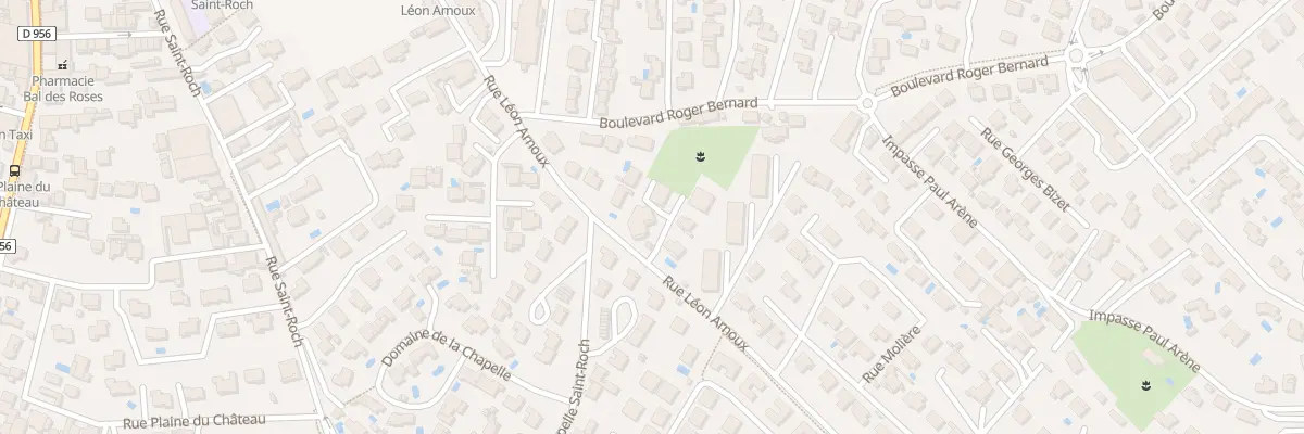 Plan du 9008F Rue Léon Arnoux à Pertuis
