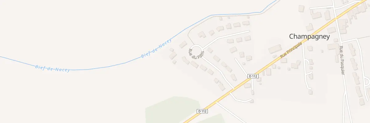 Plan du 11 Rue du Patis à Champagney