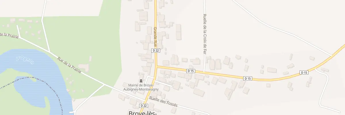 Plan du 3 Rte de Pesmes à Broye-Aubigney-Montseugny