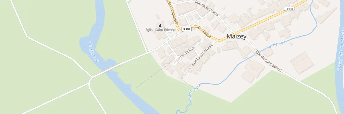 Plan du 2 Rle du Four à Maizey