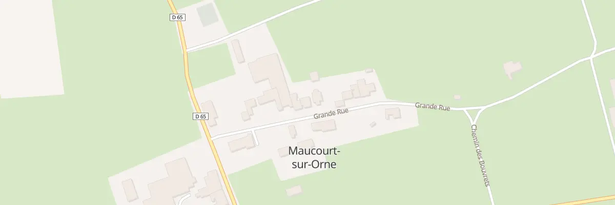 Plan du 8 Gr Grande Rue à Maucourt-sur-Orne
