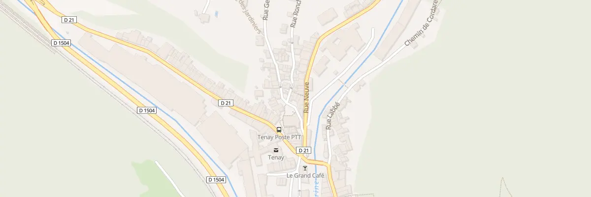 Plan du 5 Rue Genod à Tenay