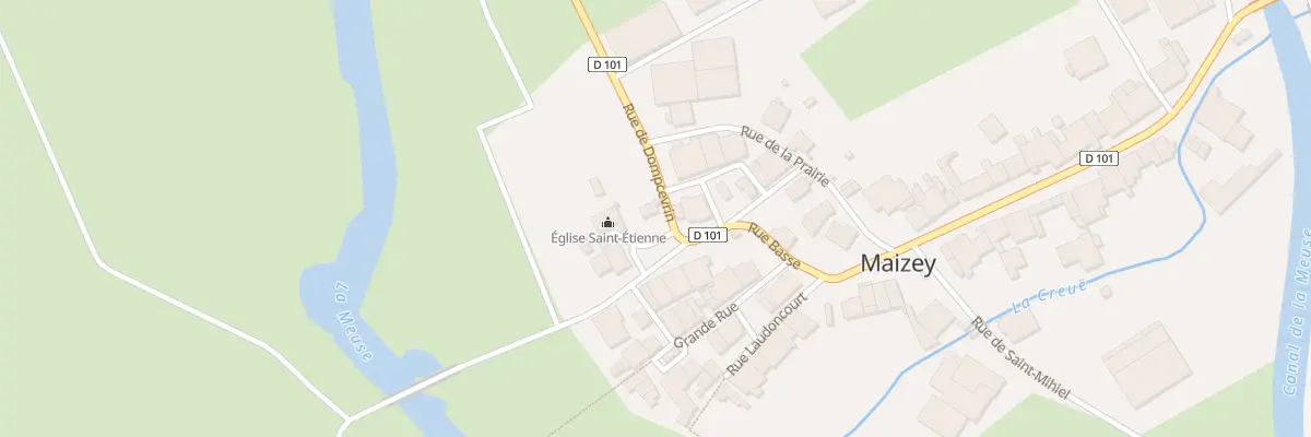 Plan du 10 Rue Maumusson à Maizey