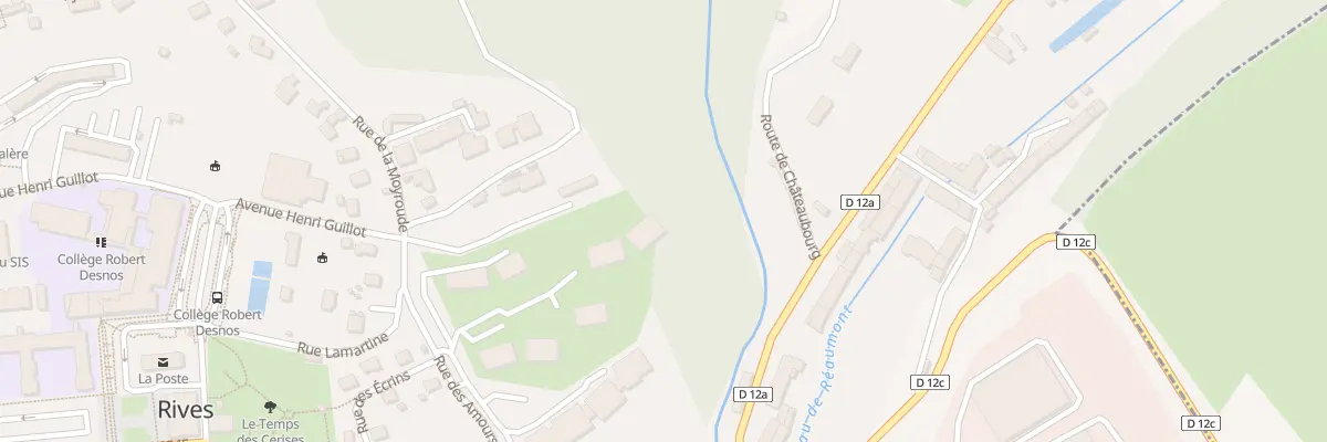 Plan du 93 Rue des Amours à Rives