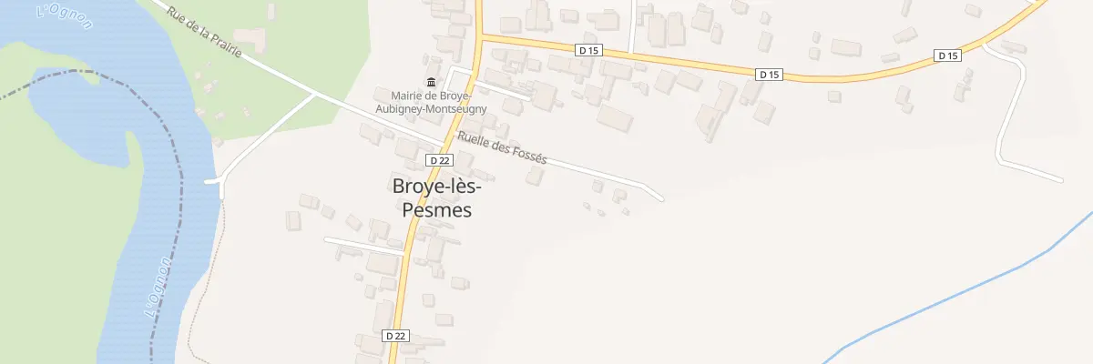 Plan du 4 Rle des Fossés à Broye-Aubigney-Montseugny