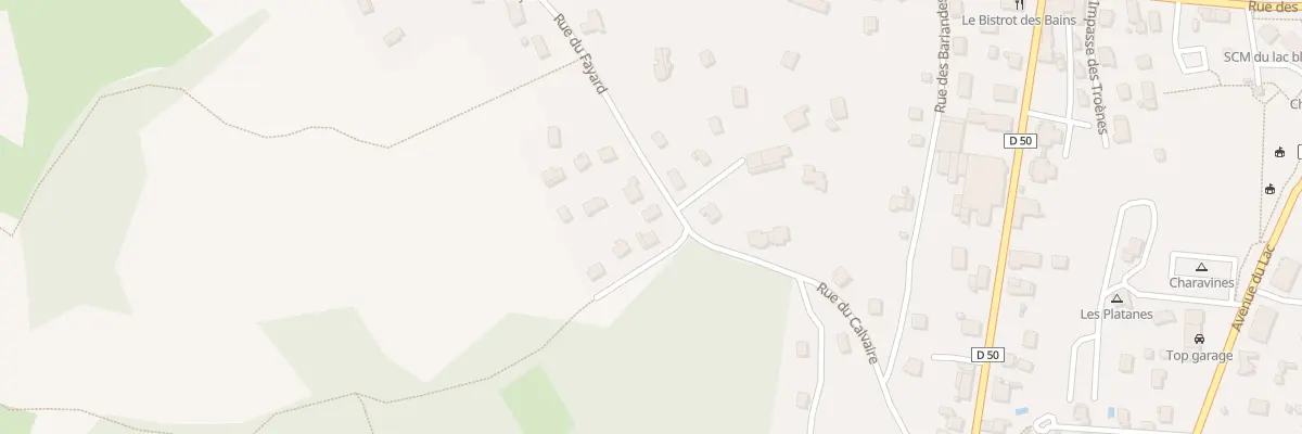 Plan du 380 Rue du Fayard à Charavines