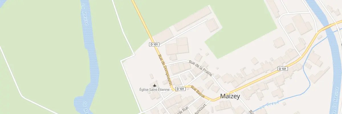 Plan du 8 Rue de la Prairie à Maizey