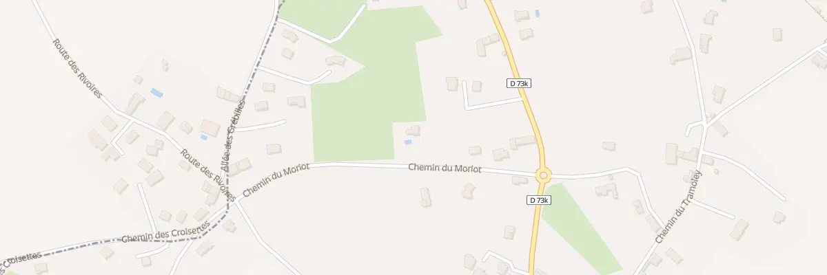 Plan du 6 Che du Moriot au Passage