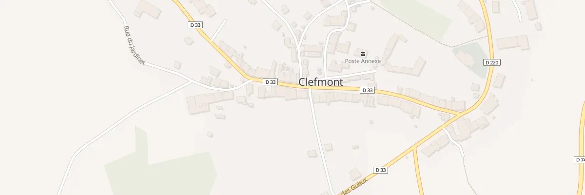 Plan du 39 Rue Gouriere à Clefmont