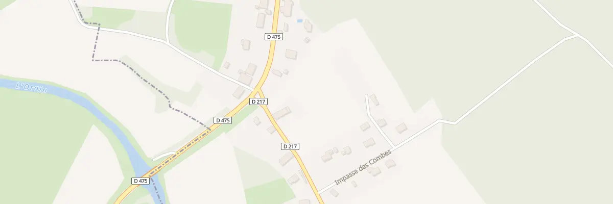 Plan du 1 Rue du Val d’Orain à Villers-Robert