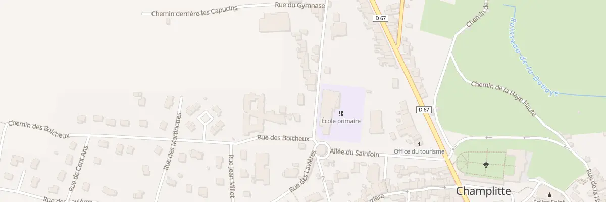Plan du 5 Rue des Capucins à Champlitte