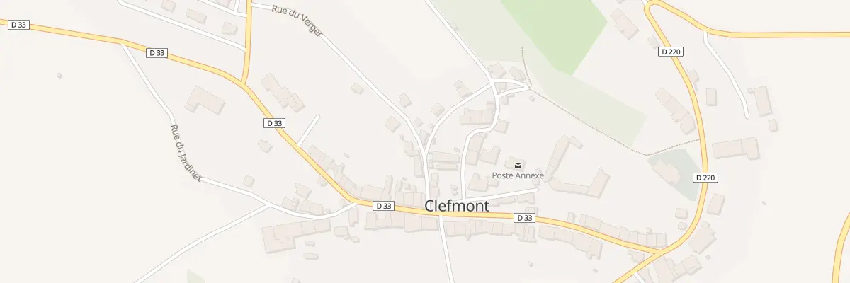 Plan du 20 Rue des Fosses à Clefmont