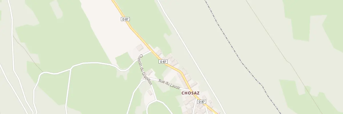 Plan du 5043 A Chozat à Seillonnaz