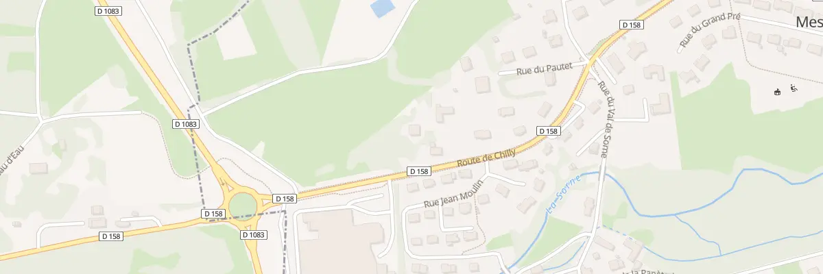 Plan du 1408 Rte de Chilly à Messia-sur-Sorne